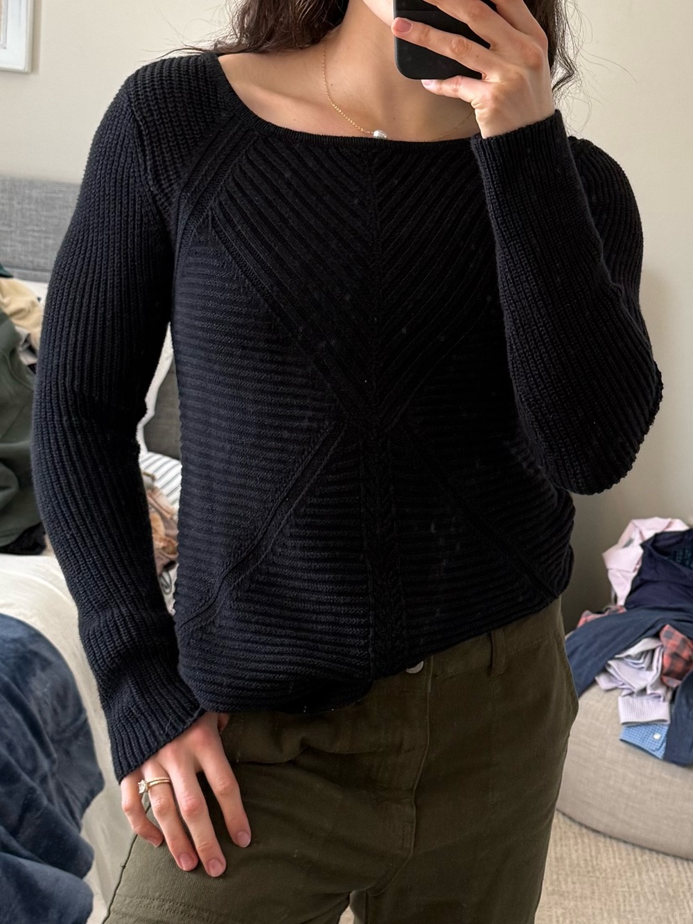 Black Knit Sweater